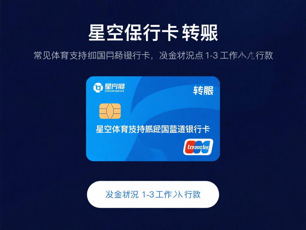 星空体育提款支持哪些方式?选择最优方案 (星空体育提款支持哪些方式?如何选择最优提款方案?) 银行卡转账:这是最常见也是最传统的方式,适用于大多